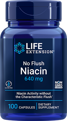 No Flush Niacin, 640 mg, 100 cápsulas - newfoodsbr