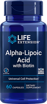 Alpha-Lipoic Acid with Biotin, 60 cápsulas - newfoodsbr
