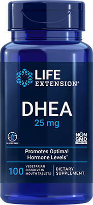 DHEA, 25 mg, 100 Comprimidos Dissolventes - newfoodsbr