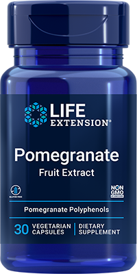 Pomegranate Fruit Extract, 30 cápsulas vegetarianas - newfoodsbr