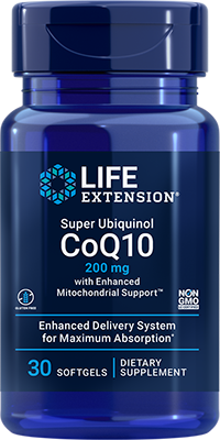 Super Ubiquinol CoQ10 with Enhanced Mitochondrial Support™, 200 mg, 30 Softgels - Life Products Br