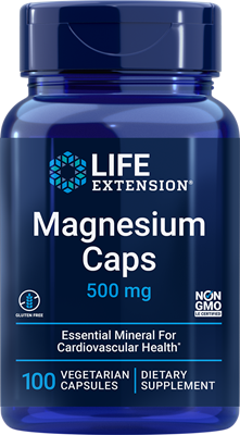 Magnesium Caps, 500 mg, 100 cápsulas vegetarianas - newfoodsbr