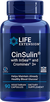 CinSulin® with InSea2® and Crominex® 3+, 90 cápsulas vegetarianas - newfoodsbr