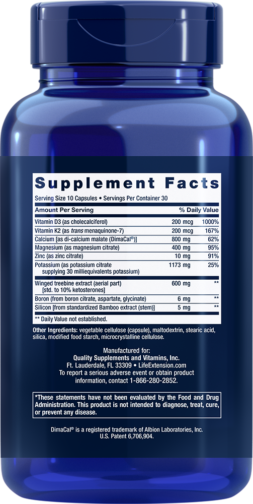 Dr. Strum’s Intensive Bone Formula, 300 cápsulas - newfoodsbr
