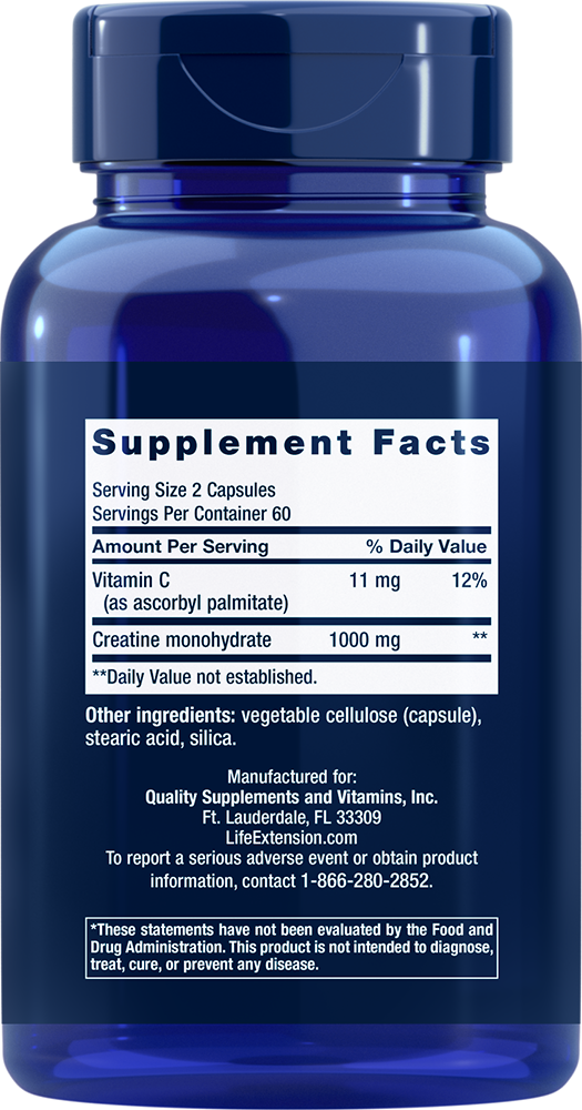 Creatine cápsulas, 120 cápsulas - newfoodsbr