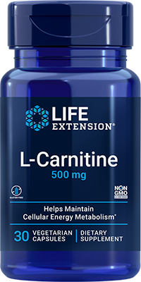 L-Carnitine, 500 mg, 30 cápsulas vegetarianas - newfoodsbr