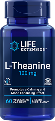 L-Theanine, 100 mg, 60 Cápsulas Vegetarianas - newfoodsbr