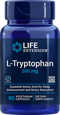 L-Tryptophan, 500 mg, 90 Cápsulas Vegetarianas - newfoodsbr