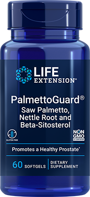 PalmettoGuard® Saw Palmetto/Nettle Root Formula with Beta-Sitosterol, 60 Softgels - newfoodsbr