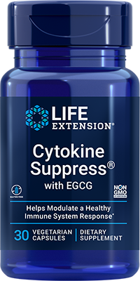 Cytokine Suppress® with EGCG, 30 Cápsulas Vegetarianas - newfoodsbr