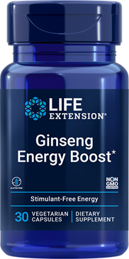 Ginseng Energy Boost 30 Cápsulas Vegetarianas - newfoodsbr