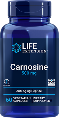 Carnosine, 500 mg, 60 Cápsulas Vegetarianas - newfoodsbr
