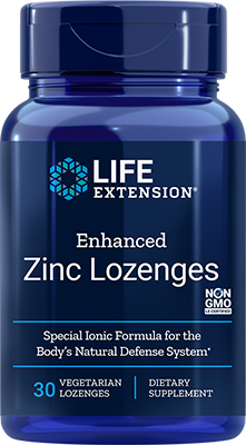 Enhanced Zinc Lozenges (Hortelã), 30 Lozenges Vegetarianos - newfoodsbr