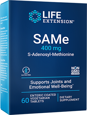 SAMe, 400 mg, 60 enteric-coated Comprimidos Vegetarianos - newfoodsbr