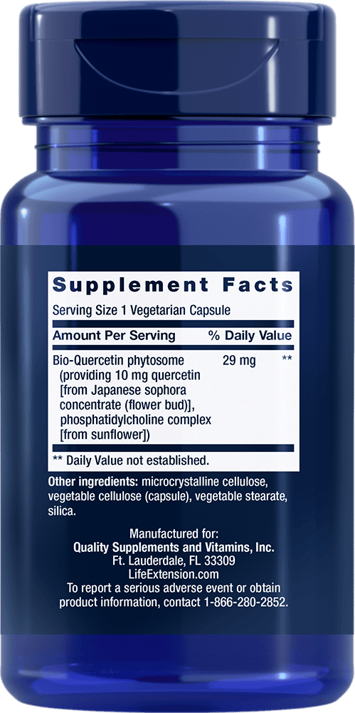 Bio-Quercetin, 30 Cápsulas Vegetarianas - newfoodsbr