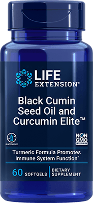 Black Cumin Seed Oil and Curcumin Elite™, 60 Softgels - newfoodsbr