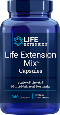 Life Extension Mix™ Cápsulas, 360 Cápsulas - newfoodsbr