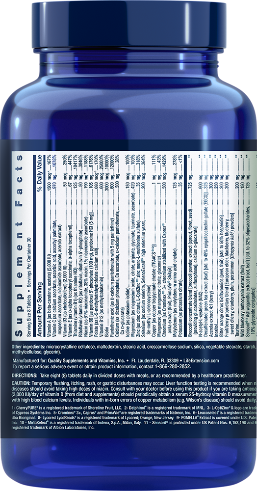 Life Extension Mix™ comprimidos, 240 comprimidos - newfoodsbr