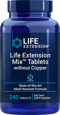Life Extension Mix™ comprimidos without Copper, 240 comprimidos - newfoodsbr