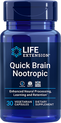 Quick Brain Nootropic, 30 Cápsulas Vegetarianas - newfoodsbr