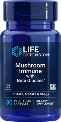 Mushroom Immune with Beta Glucans, 30 cápsulas vegetarianas