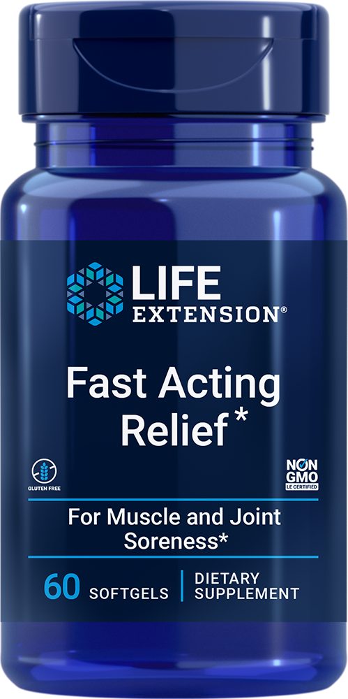 Fast Acting Relief, 60 cápsulas moles