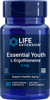 Essential Youth L-Ergothioneine, 5 mg, 30 Cápsulas Vegetarianas