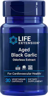 Aged Black Garlic, 30 cápsulas vegetarianas