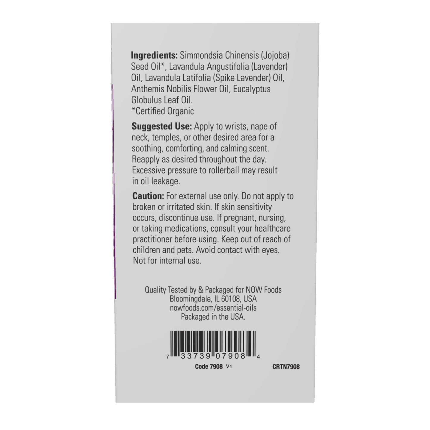 Roll-On de Mistura de Óleos Essenciais para Alívio da Cabeça, ( 10 ml)