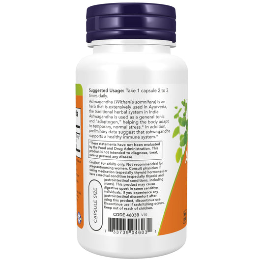 Ashwagandha 450 mg, 90 Cápsulas Vegetarianas
