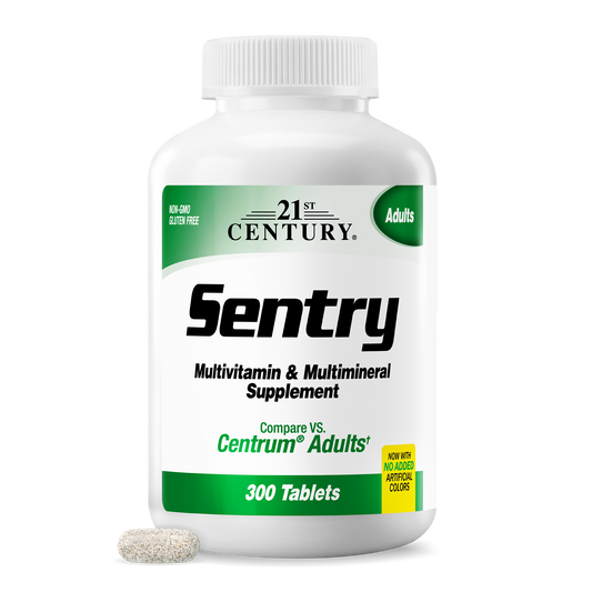 Sentry Multivitamínico & Multimineral para Adultos — 21st Century, 300 Comprimidos