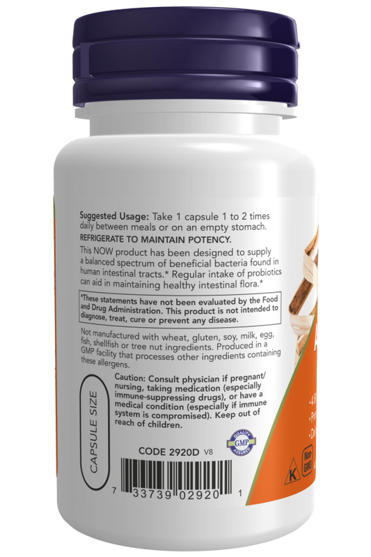 Acidophilus 4x6, 120 Cápsulas Vegetarianas