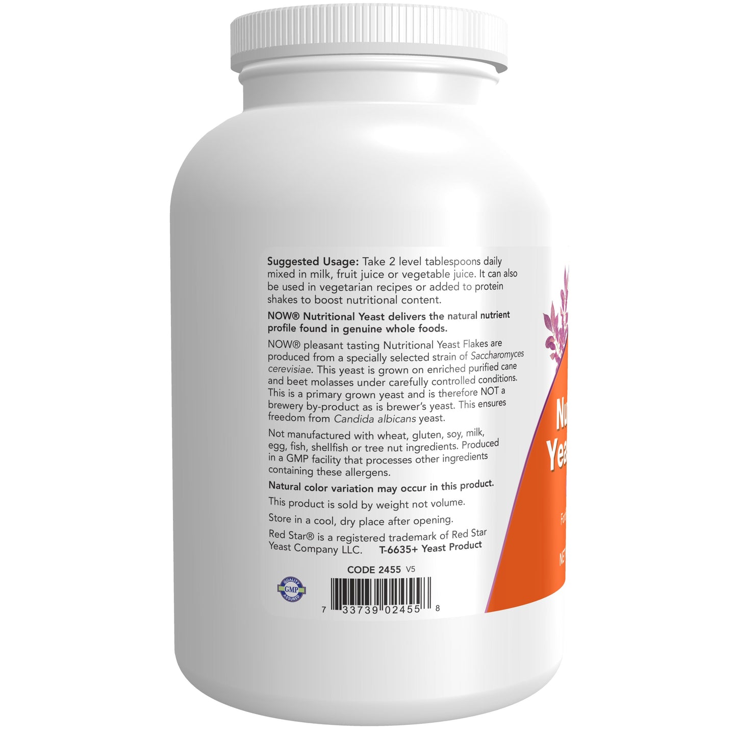 Flocos de Levedura Nutricional, (284 g)