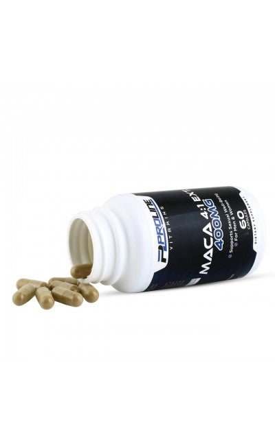 Maca Peruana Extrato 4:1, 400mg — Proline Vitamins, 60 Cápsulas