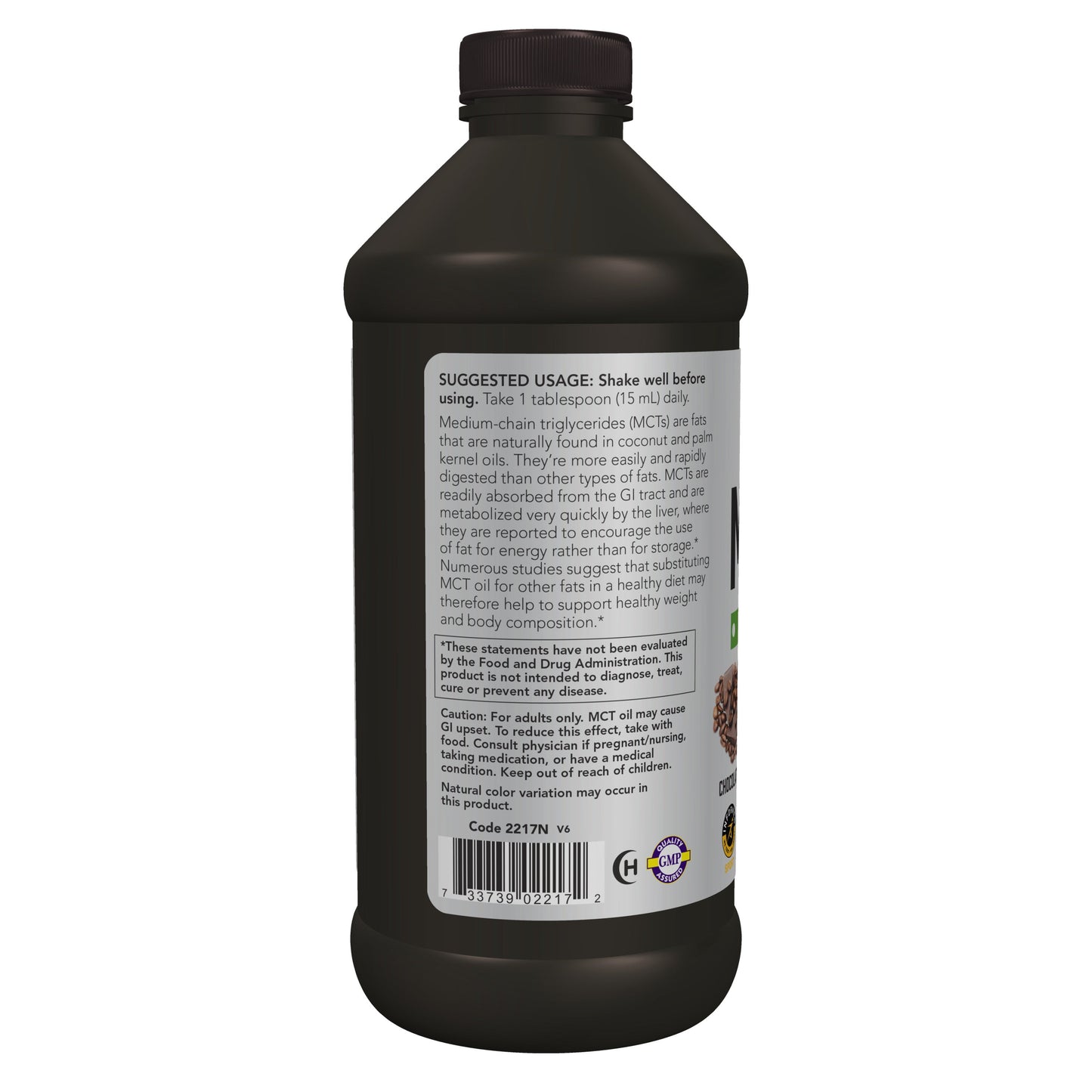 Óleo MCT, Chocolate Mocha, ( 473 ml)