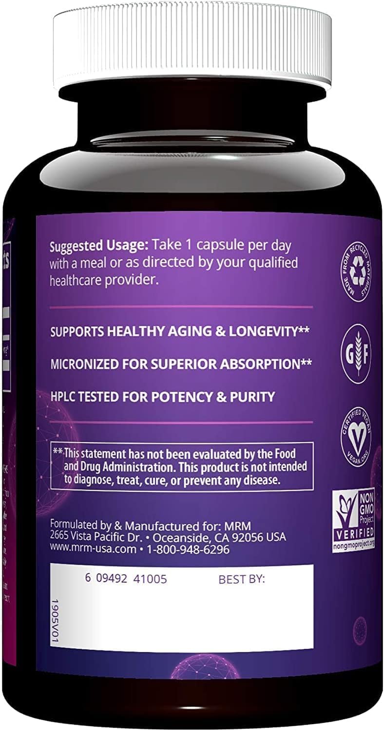Suplemento anti-idade DHEA 50mg MRM Nutrition