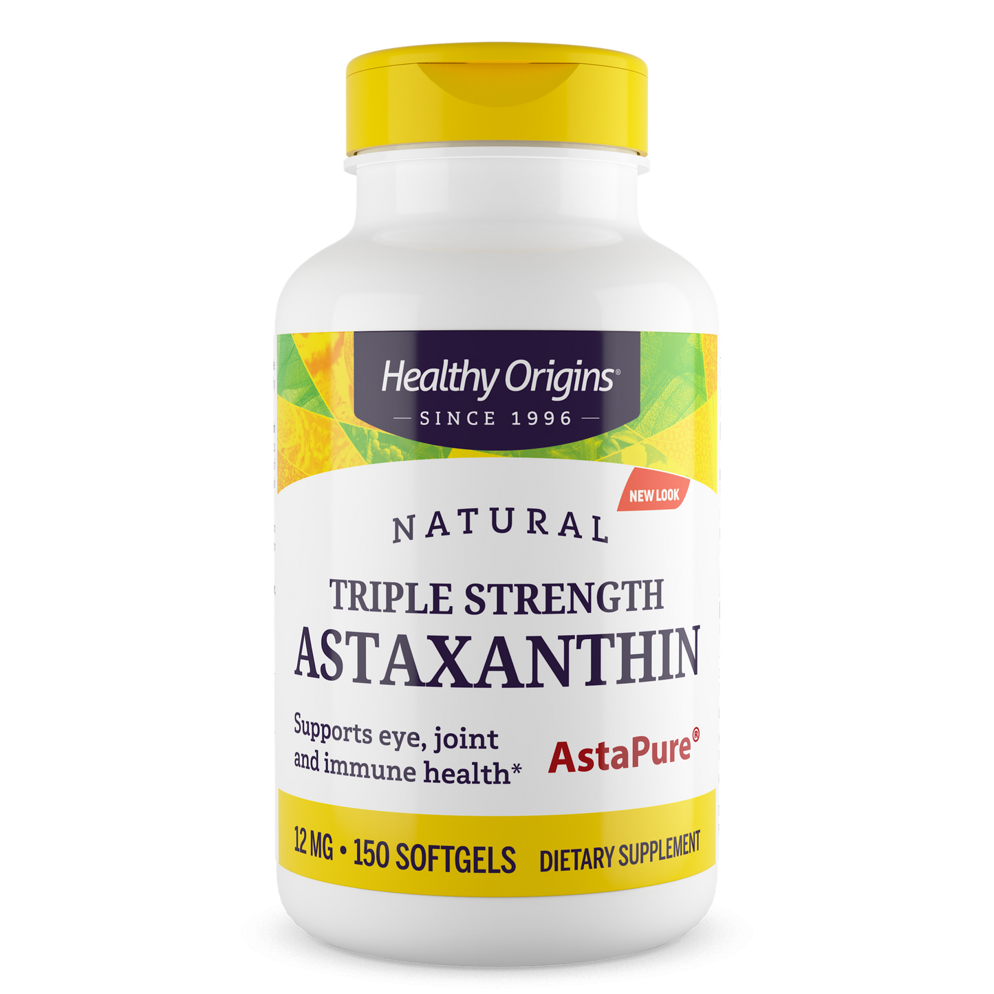 Astaxantina Forca Tripla 12mg (AstaPure) - Healthy Origins, 150 Softgels