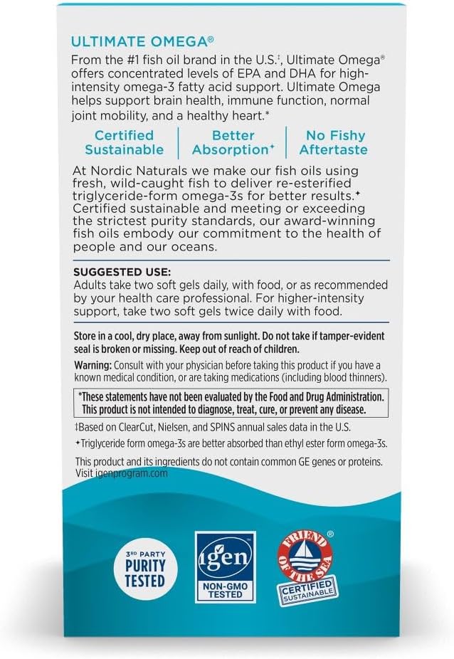 Nordic Naturals Ultimate Omega - 60 Softgels