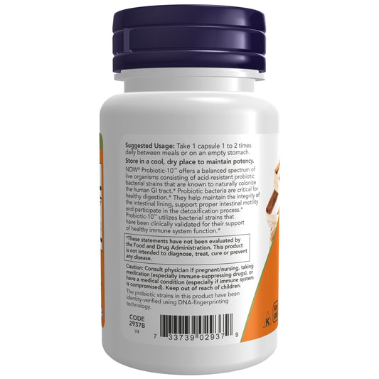 Probiotic-10™ 25 bilhões, 30 Cápsulas Vegetarianas