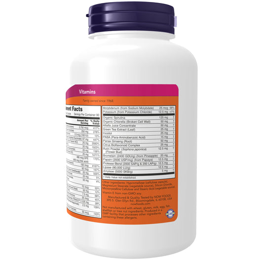 Multivitaminas EcoGreen, 180 Cápsulas Vegetarianas