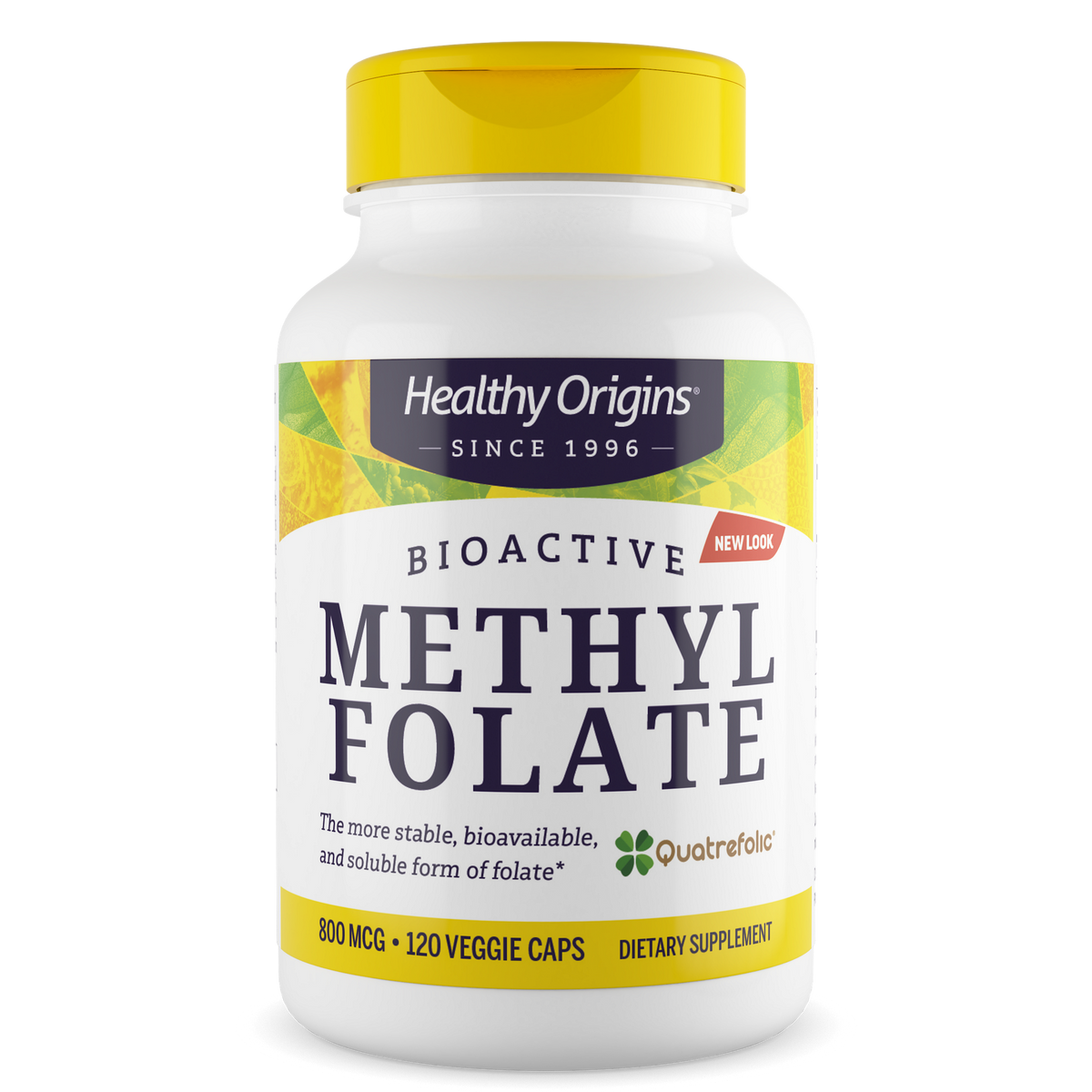 Methyl Folate 800mcg 120 veg caps Healthy Origins