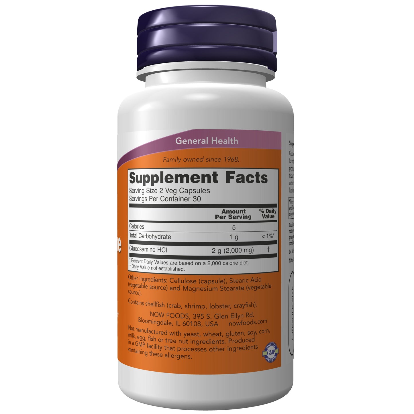 Glucosamina '1000', 60 Cápsulas Vegetarianas