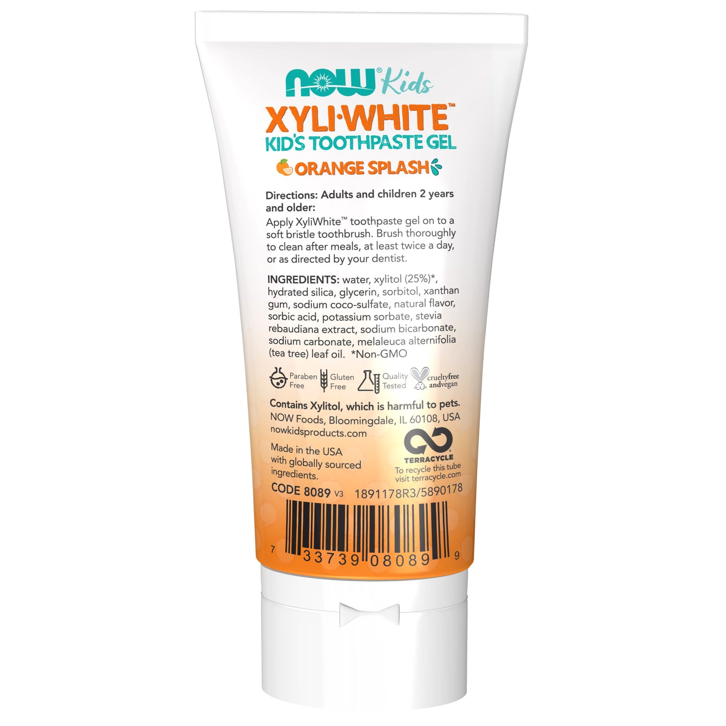 XyliWhite™, Orange Splash Gel Creme Dental para Crianças, ( 85 g)
