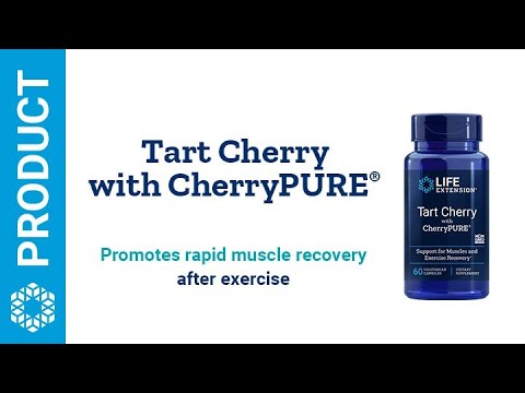 Tart Cherry with CherryPURE®, 60 Cápsulas Vegetarianas