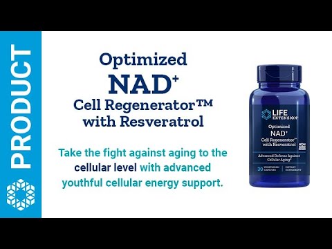 NAD+ Cell Regenerator and Resveratrol, 300 mg, 30 Cápsulas Vegetarianas