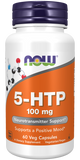 5-HTP, 100 mg, 60 Cápsulas Vegetarianas