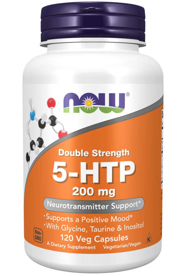 5-HTP, 200 mg, Dupla Força, 120 Cápsulas Vegetarianas