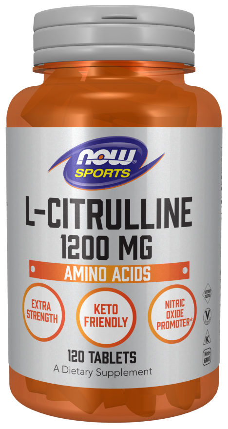 L-Citrulina, Extra Forte, 1200 mg, 120 Tablets