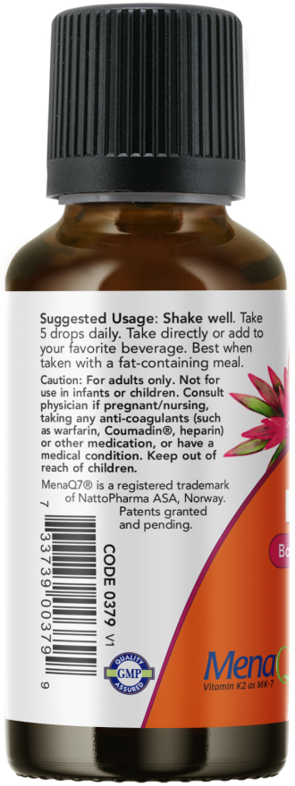 Líquido D-3 e MK-7, (30 mL)