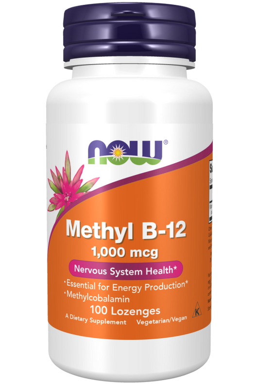 Metil B-12, 1000 mcg, 100 Pastilhas